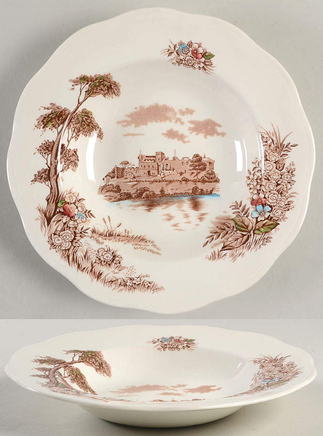 BRA40 Rim Soup Bowl by British Anchor-1