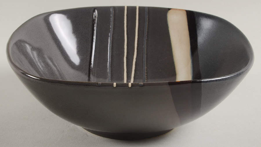 Bazaar Gray Soup/Cereal Bowl by Better Homes and Gardens-1