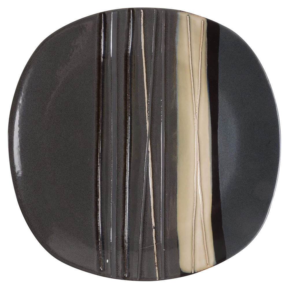 Bazaar Gray Dinner Plate by Better Homes and Gardens-1