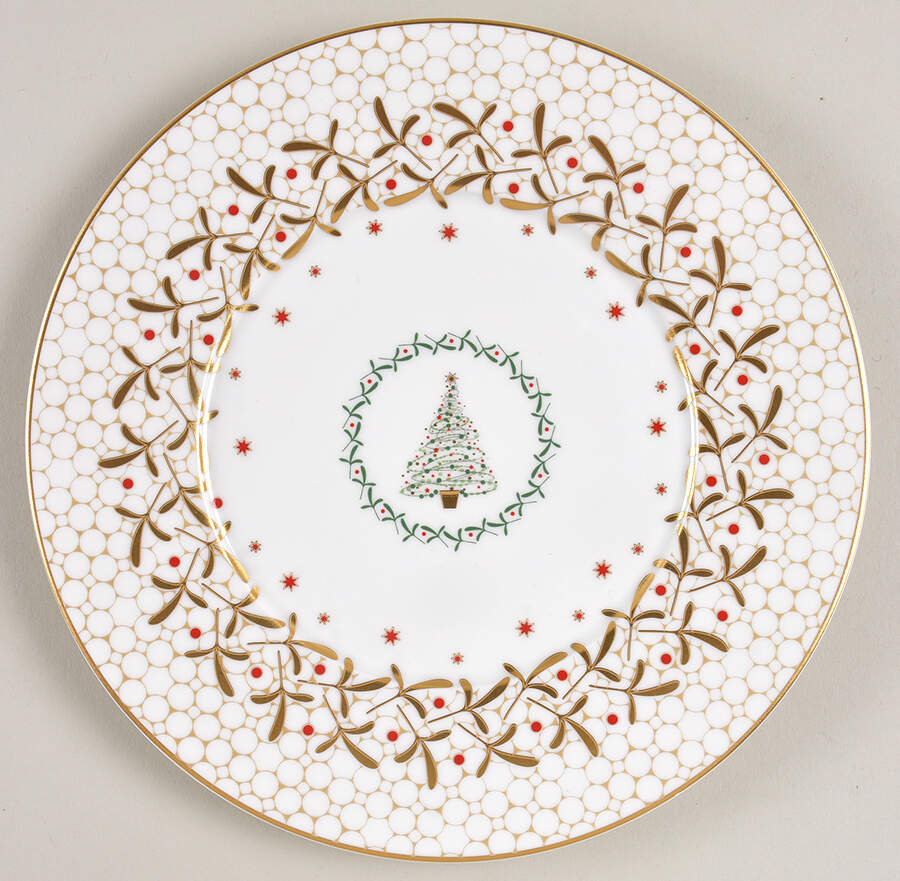 Noel Salad Plate by Bernardaud-1