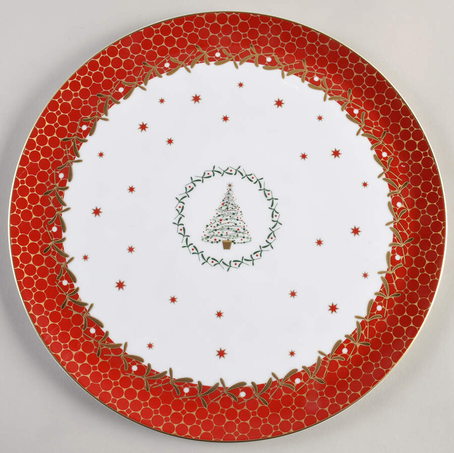 Noel 12" Tart Tray by Bernardaud-1