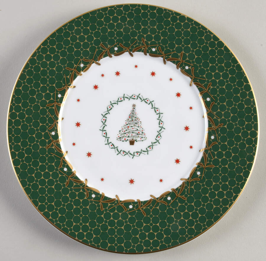 Noel Salad Plate by Bernardaud-1