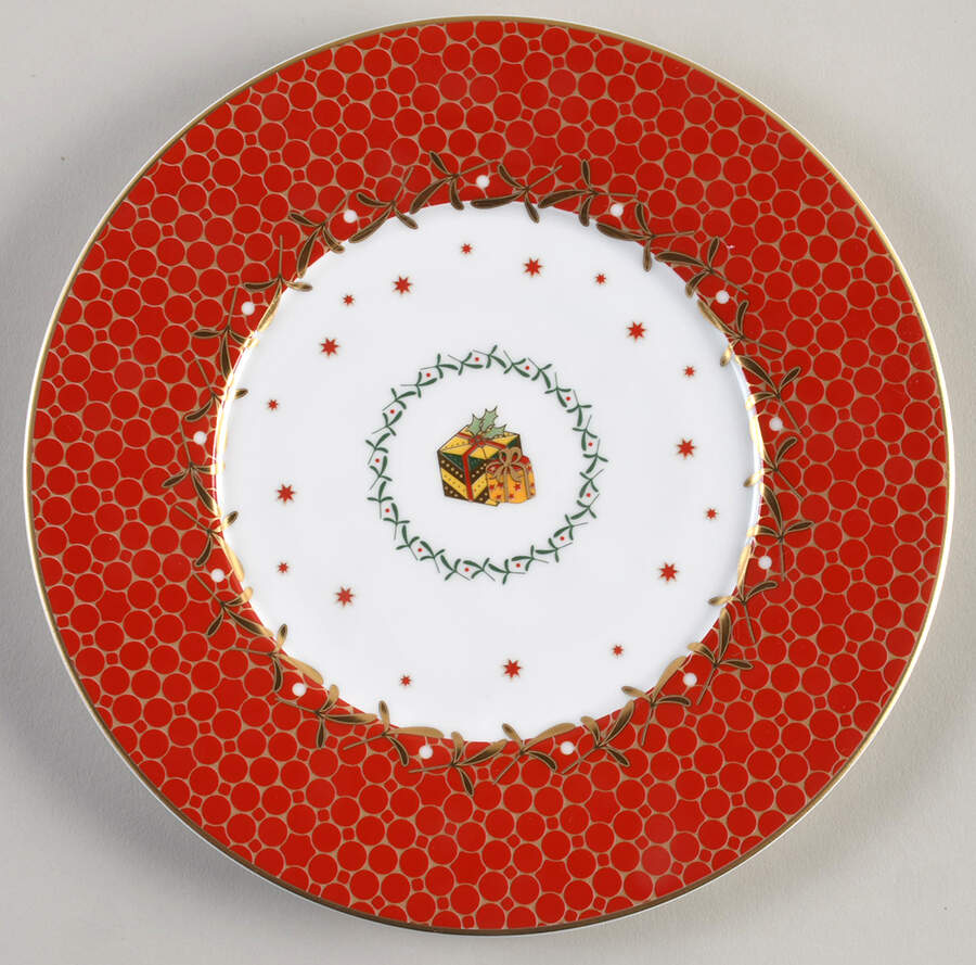 Noel Salad Plate by Bernardaud-1