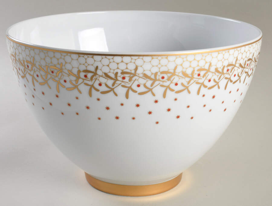 Noel 10" Large Salad Serving Bowl by Bernardaud-1
