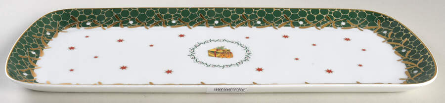 Noel Rectangular Cake Tray by Bernardaud-1
