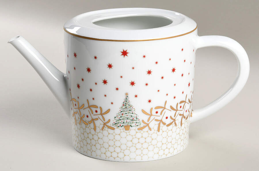 Noel Tea/Coffee Pot No Lid by Bernardaud-1