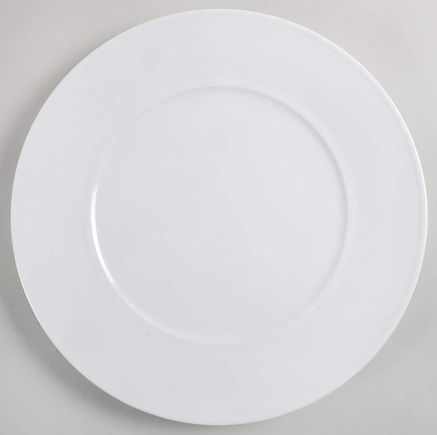 Atlantide Blanc Service Plate (Charger) by Bernardaud-1