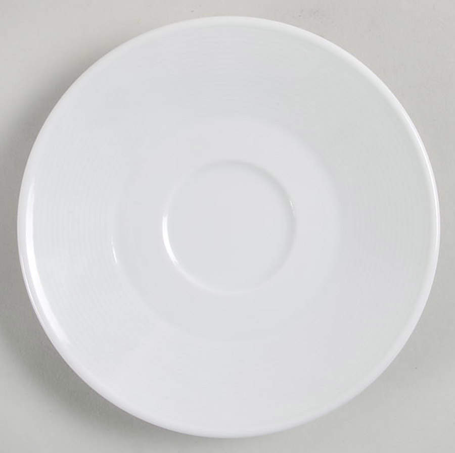 Atlantide Blanc Saucer for Espresso Cup by Bernardaud-1