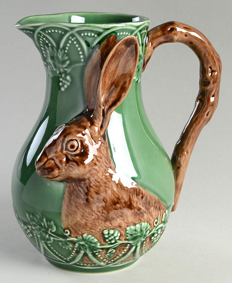 Woods Hunting 62 Oz Pitcher by Bordallo Pinheiro-1