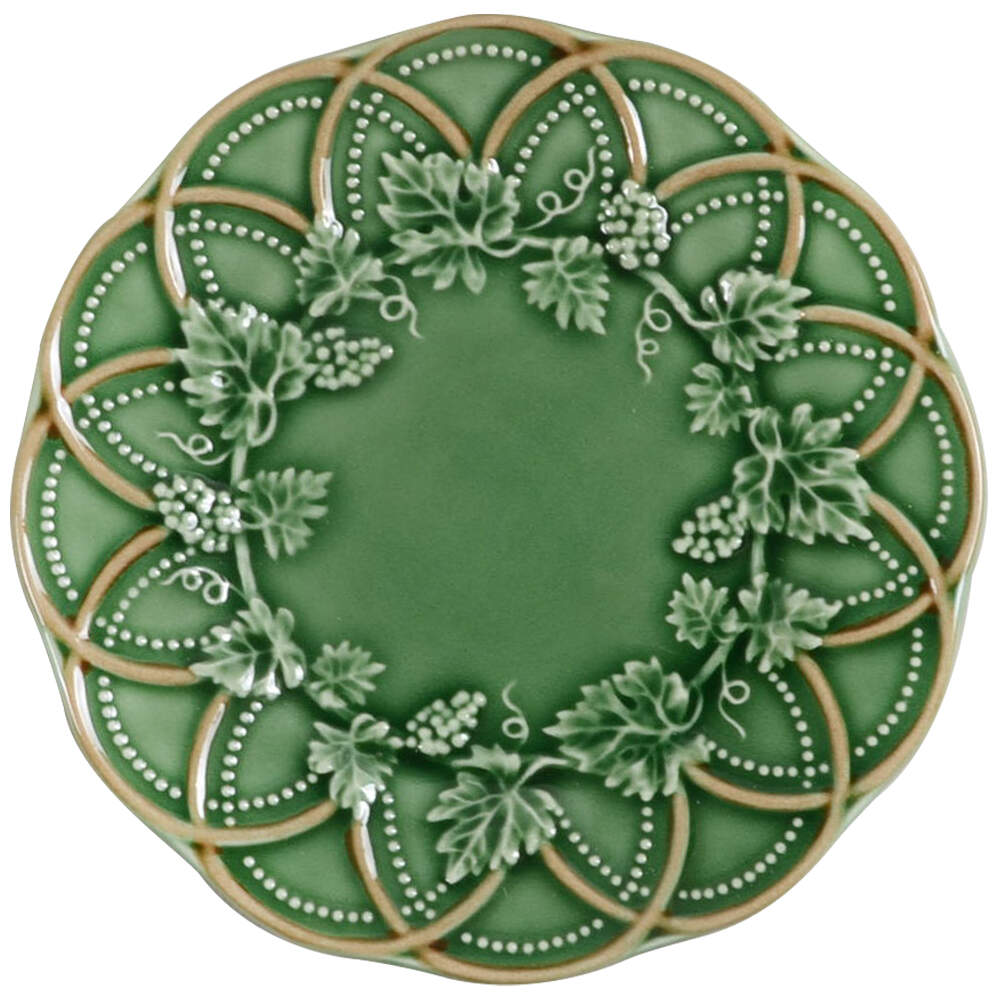 Woods Hunting Bread & Butter Plate by Bordallo Pinheiro-1