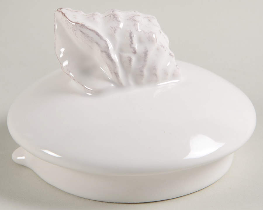 Laguna Coastal Cottage White Lid for Teapot by Blue Sky-1