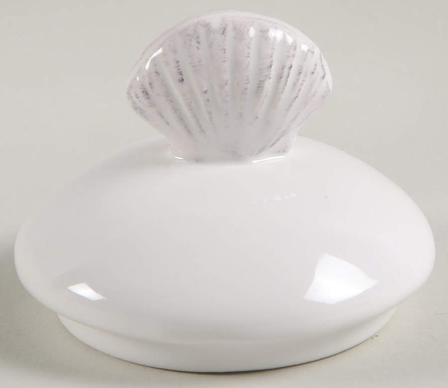 Laguna Coastal Cottage White Lid for Sugar Bowl by Blue Sky-1