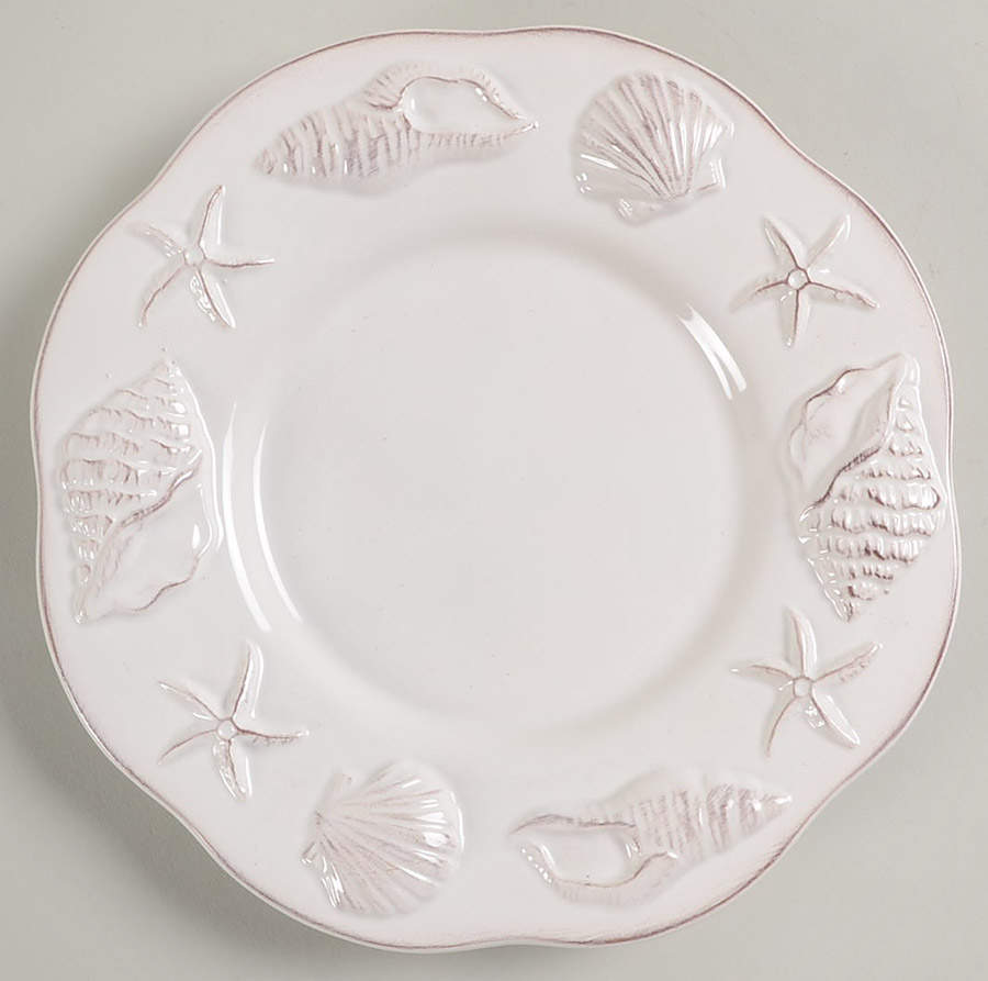 Laguna Coastal Cottage White Salad Plate by Blue Sky-1