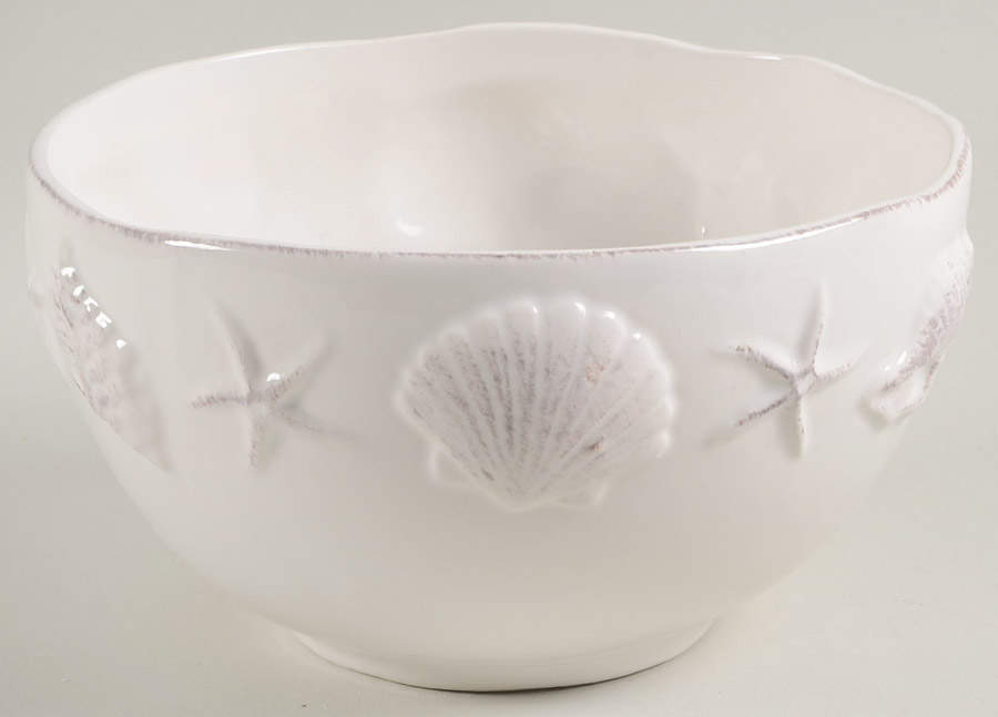 Laguna Coastal Cottage White 6" All Purpose Bowl by Blue Sky-1