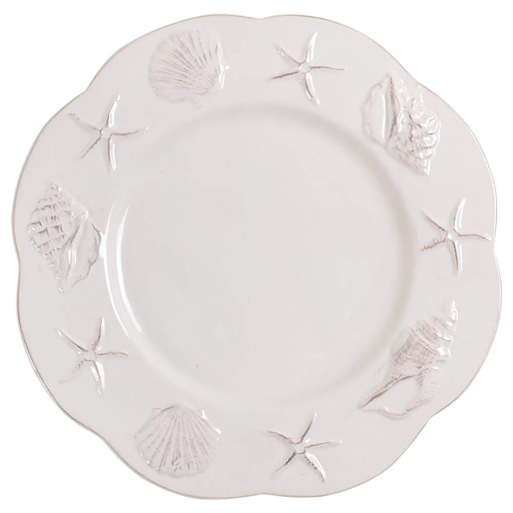 Laguna Coastal Cottage White Dinner Plate by Blue Sky-1