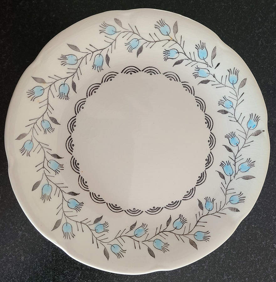 Rhapsody Dessert/Pie Plate by Broadhurst-1