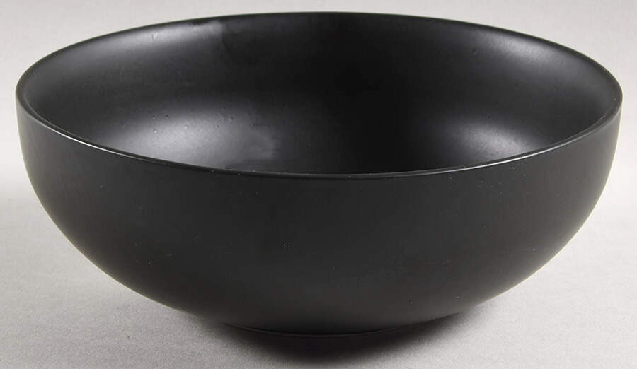 Mono Coupe Black 5" All Purpose Bowl by Banquet-1