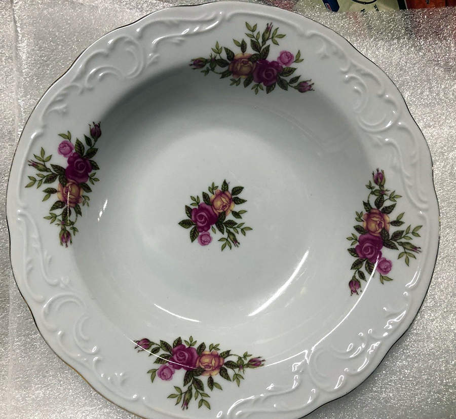 Springtime Rim Soup Bowl by Baum Brothers-1