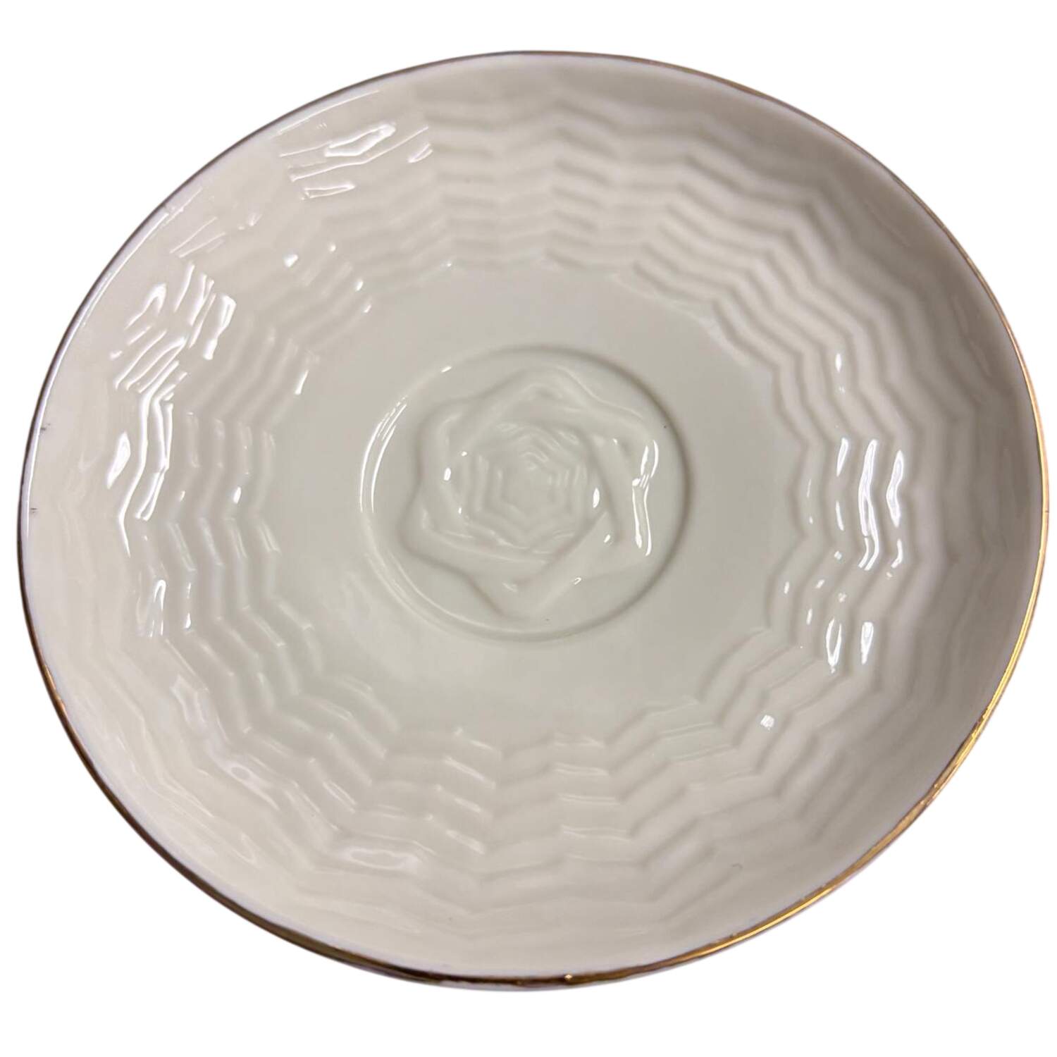 Collectors Society Saucer for Flat Cup by Belleek Pottery (Ireland)-1