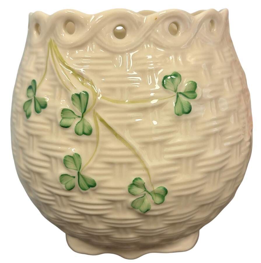 Belleek in Retrospect 4'' Templemore Vase by Belleek Pottery (Ireland)-1