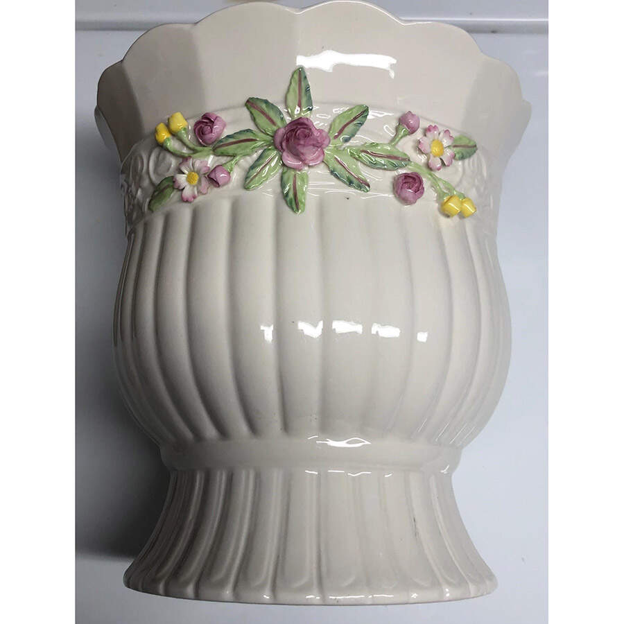 Limited Edition Giftware Tree of Life Cachepot by Belleek Pottery (Ireland)-1