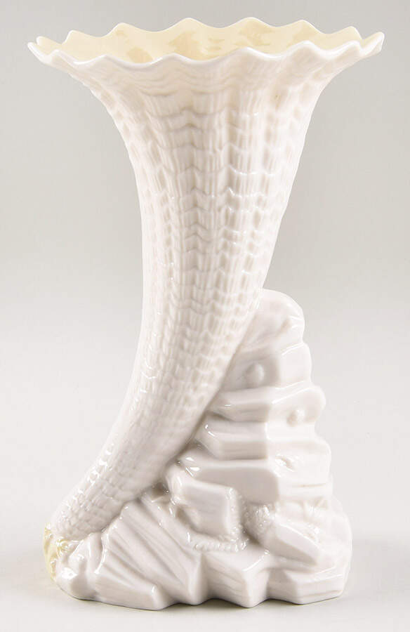 Vases 7'' Rock Spill Vase by Belleek Pottery (Ireland)-1