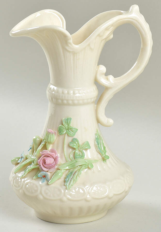 Vases 5'' Aberdeen Flowered Vase by Belleek Pottery (Ireland)-1