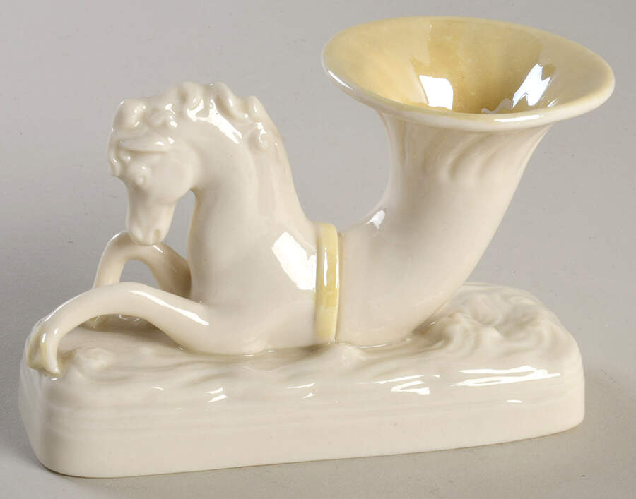 Vases Seahorse Vase by Belleek Pottery (Ireland)-1