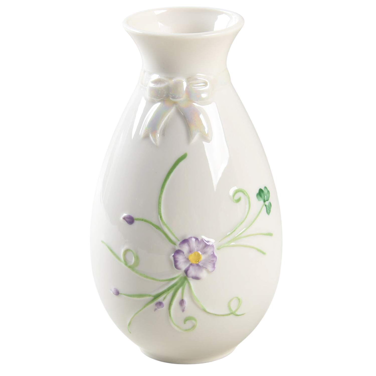 Vases Ribbon Vase by Belleek Pottery (Ireland)-1
