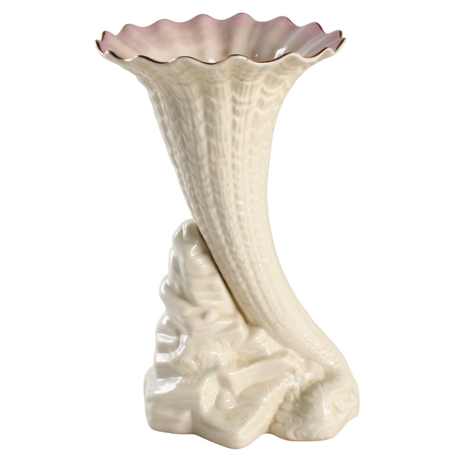 Vases 9'' Rock Spill Vase by Belleek Pottery (Ireland)-1