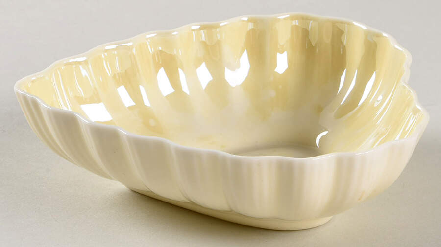Leaf, Shell & Heart Shaped Plates 4'' Heart Shaped Bowl by Belleek Pottery (Ireland)-1