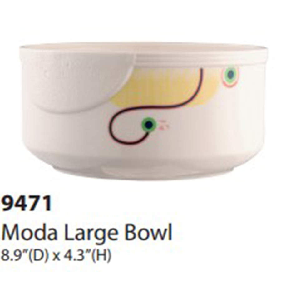 Moda 9" Round Serving Bowl by Belleek Pottery (Ireland)-1