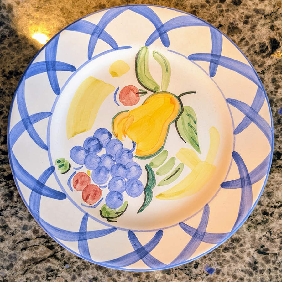 Fruit Fiesta Salad Plate by Baum Brothers-1