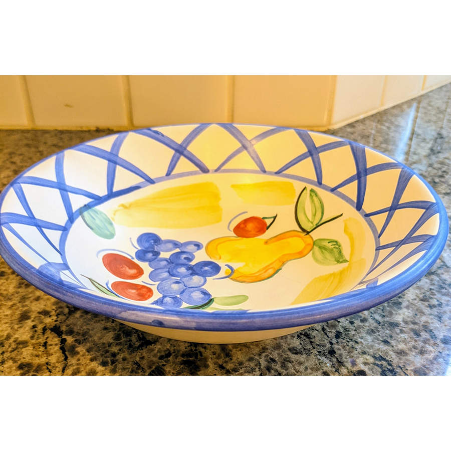 Fruit Fiesta 9" Round Vegetable Bowl by Baum Brothers-1