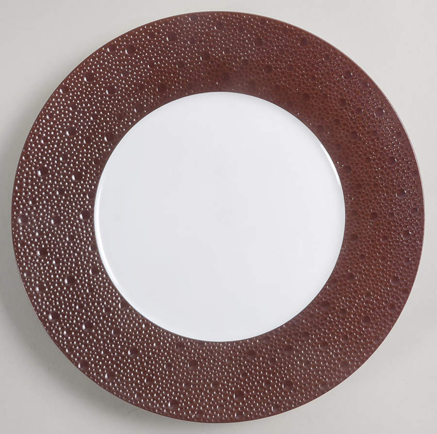 Ecume Grenat Dinner Plate by Bernardaud-1