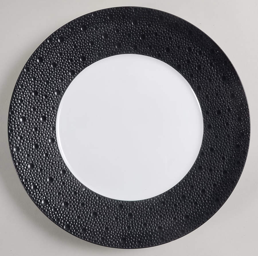 Ecume Noire Dinner Plate by Bernardaud-1