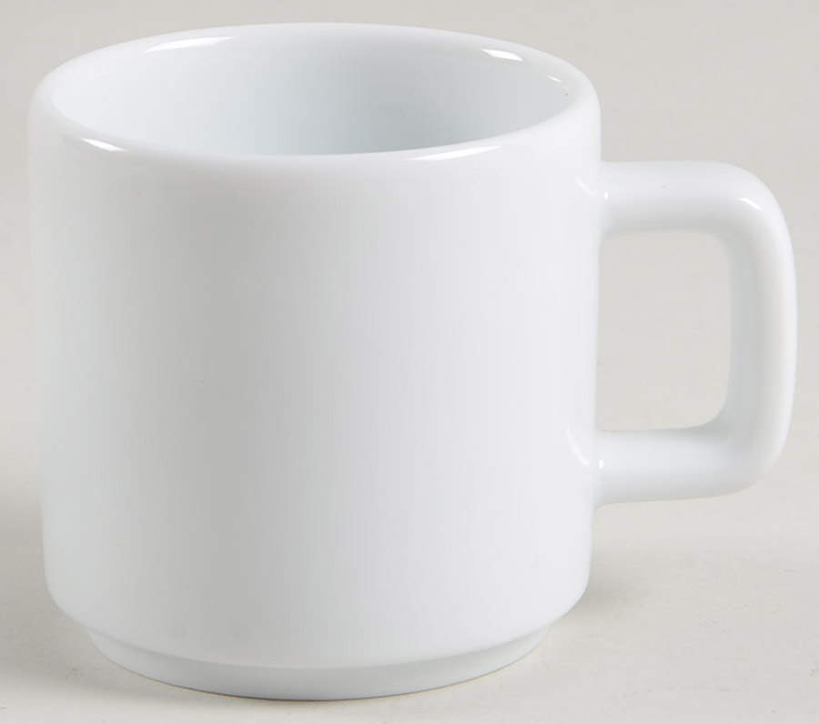 Provence (All White) Stacking Espresso Cup Only by Bernardaud-1