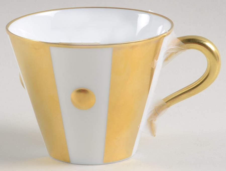 Lipari-Gold Flat Cup by Bernardaud-1