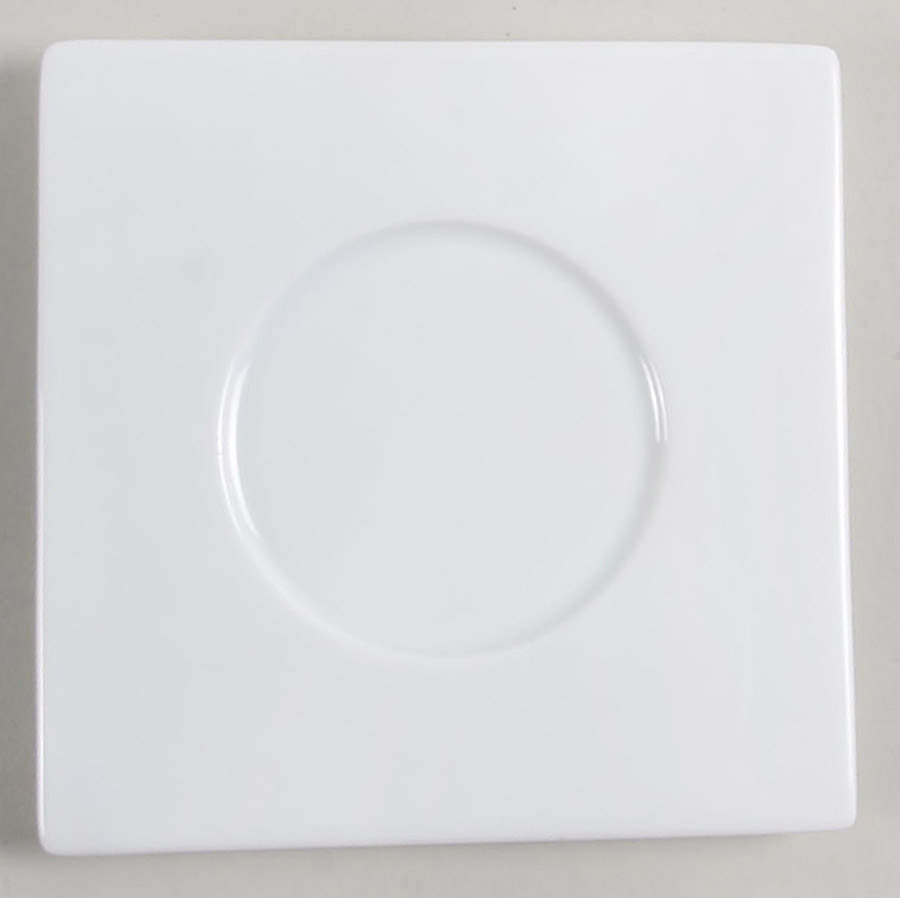 Opus Blanc Saucer for Chocolate Cup by Bernardaud-1