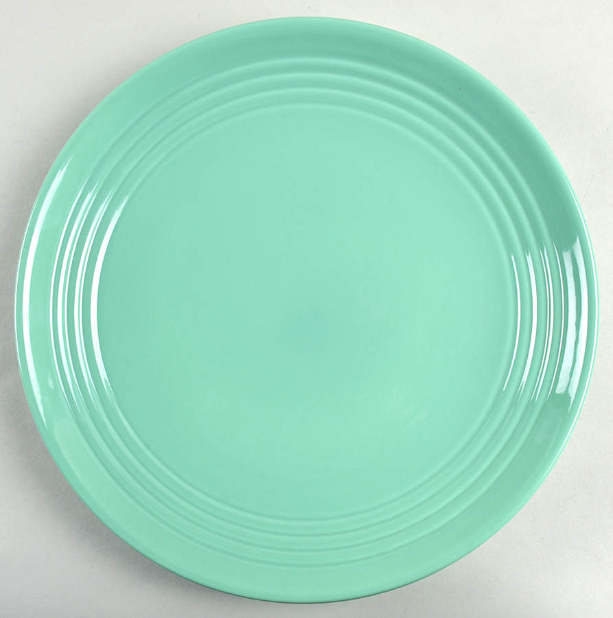 Ring Turquoise (Newer) Large Dinner Plate by Bauer-1