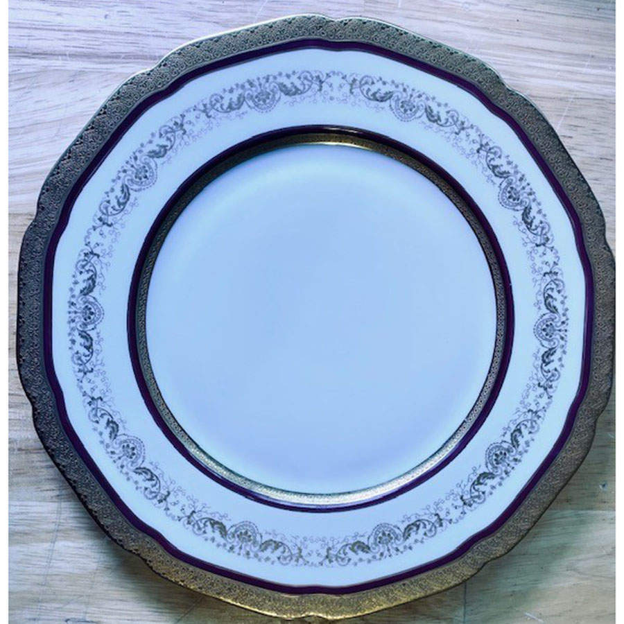 1529 Dinner Plate by Black Knight-1