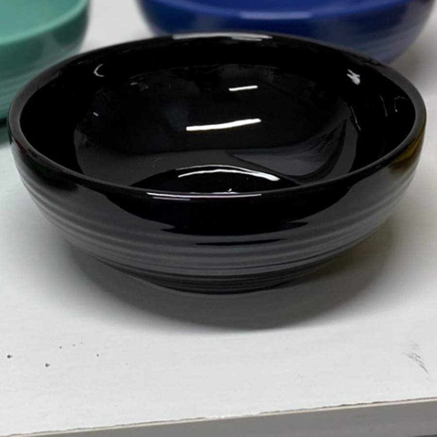 Ring Black (New, Circa2000) Coupe Soup Bowl by Bauer-1