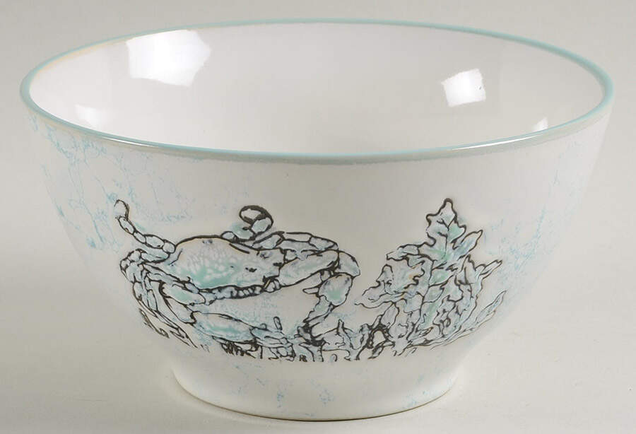 Sea Cove Island Soup/Cereal Bowl by Blue Sky-1