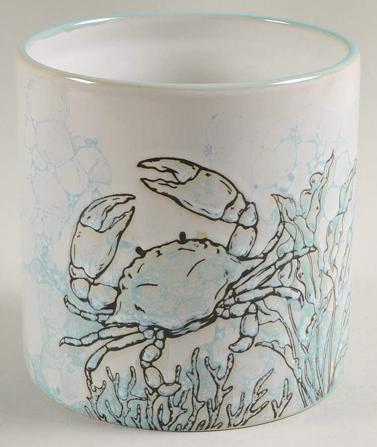 Sea Cove Island Medium Canister No Lid by Blue Sky-1