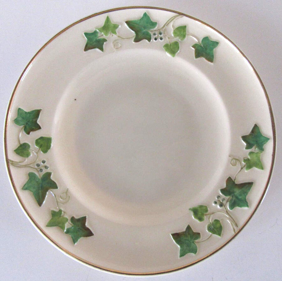 Ivy Tea Ware Dessert/Pie Plate by Belleek Pottery (Ireland)-1