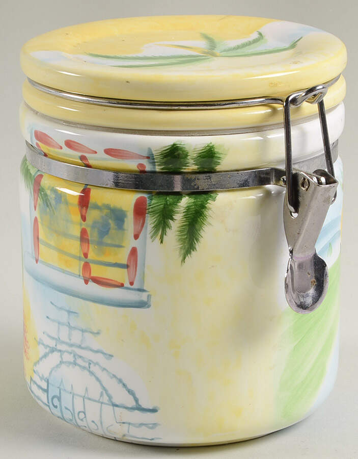 BAU100 Medium Canister with Hinged Lid by Baum Brothers-1