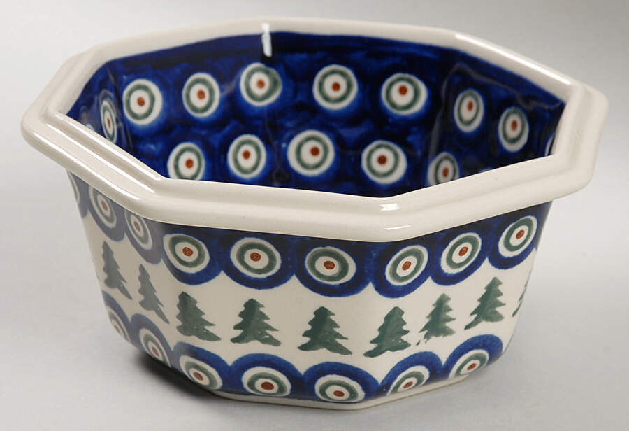 BOW91 6" Octagonal Serving Bowl by BOLESLAWIEC-1