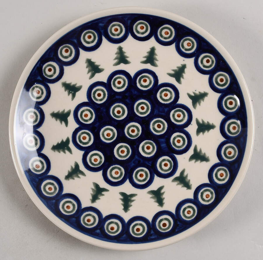 BOW91 Coupe Salad Plate by BOLESLAWIEC-1