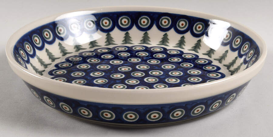 BOW91 9" Pie Baking Plate by BOLESLAWIEC-1