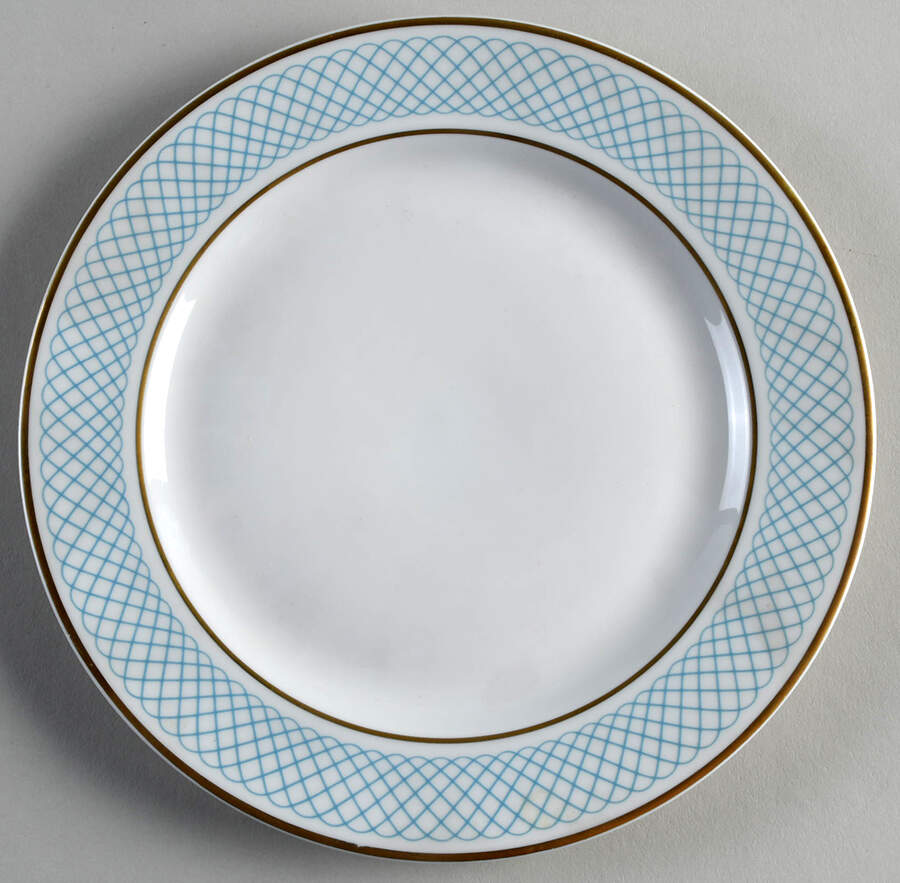 Pavillon Sky Blue Salad Plate by Bernardaud-1